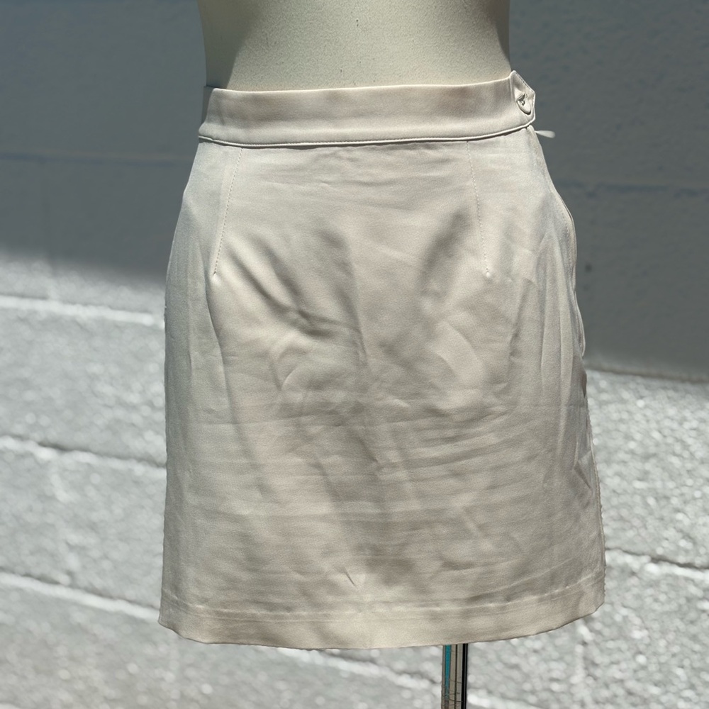 Emory Park Tan Pencil Mini Skirt for Casual Wear